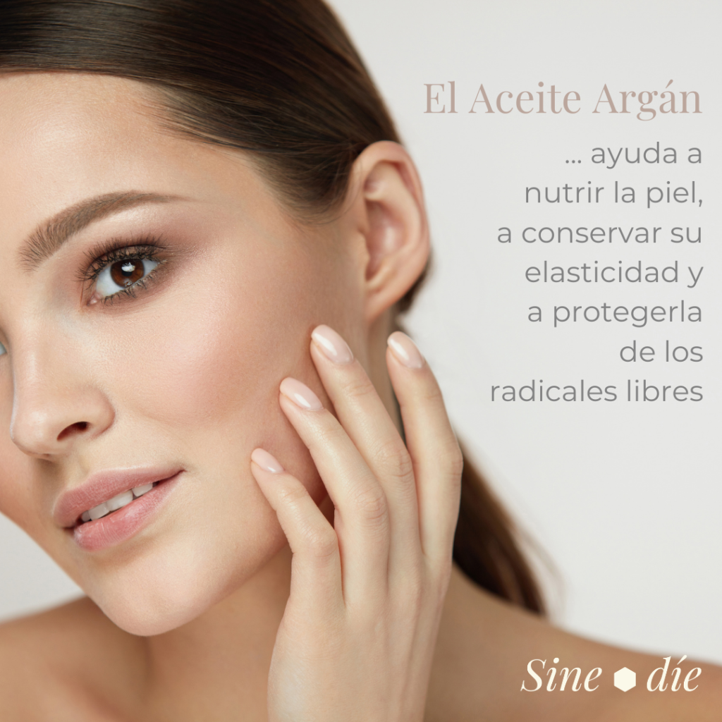 Aceite Argan apoya la eslasticidad de la piel